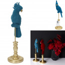 perroquet decoratif bleu