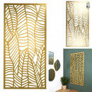 gold leaf metal wall decoration 45x90cm