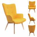 fauteuil helsinki jaune