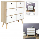 like to star chest of drawers white