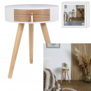 bedside table nora white 34.5x34.5x47cm
