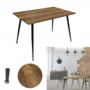 imitation wood dining table 115x75x75cm