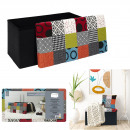 coffre banc pliable patchwork