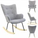 helsinki grey rocking chair