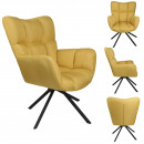 washington swivel chair yellow