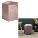 pouf velvet cotele 35cm giulia pink