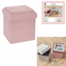 pink brick compatible folding beanbag box