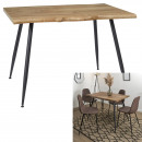 forest black dining table