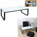 white marble glass coffee table