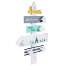 directional sign decoration to hang