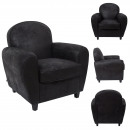 fauteuil club noir indus