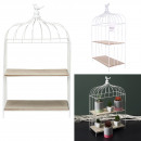 decorative metal birdcage white