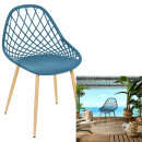 pp malaga outdoor chair duck blue