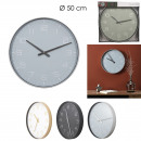 silent clock lisa d50cm, 3- times assorted