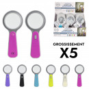led magnifier magnification x5, 6- times assorted