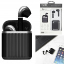 black wireless classic earbox headphones