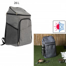multi-pocket cooler backpack 26l