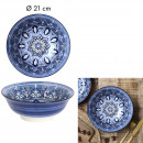 salatschüssel jaipur blau d21cm a1/m8