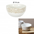 porcelain bowl with earthenware pattern d14cm