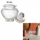 rounded glass candy dish d10cm