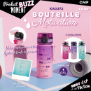 motivation bottle 500ml, 3- times assorted