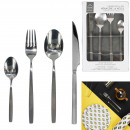 16 pieces mat shiny stainless steel
