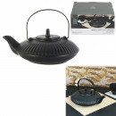 chan black ceramic teapot 60cl