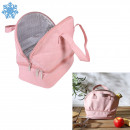 double compart fresh bag lady boss pink