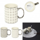 mug design silver 30cl, 2-fois assorti