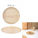 plate melamine bamboo pattern d20cm