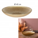 golden glass salad bowl d40cm