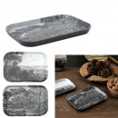 melamine black forest tray 21x14cm, 2-fold asso