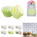 paper muffin pan x48 9cm, 6- times assorted