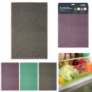 fresh fruit and vegetable mat, 3-fold assorted