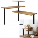 3 levels bamboo modular shelves