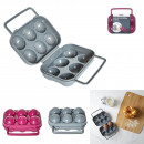 wholesale Garden & DIY store: transport box 6 eggs, 3-fold assorted