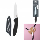 10cm ceramic knife with soft handle and sheath