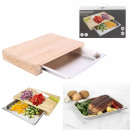 cutting board with integrated drawer 38.5x26.5x5.5