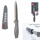 knife with integrated sharpener 23cm