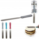 spatule plate pour glacage genoise 3 coloris, 3-fo