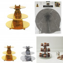 cake stand 3 levels, 2- times assorted
