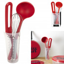 set of 3 utensils with measuring glass chandeleur
