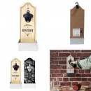 wall-mounted bottle opener 30x12cm, 2-fold assorte