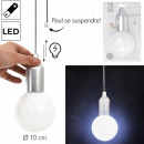 suspension lamp led bulb deco d10cm