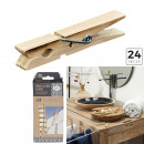 clothespin wood x24