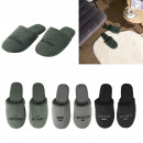 adult slippers with message, 3- times assorted