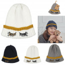 embroidered beanie with metallized thread a3, 3- t
