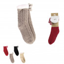 women's winter tassel socks, 4-fold ace