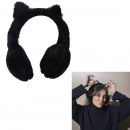 black cat ear muffs