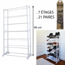 shoe rack 21 pairs 50x16x96cm